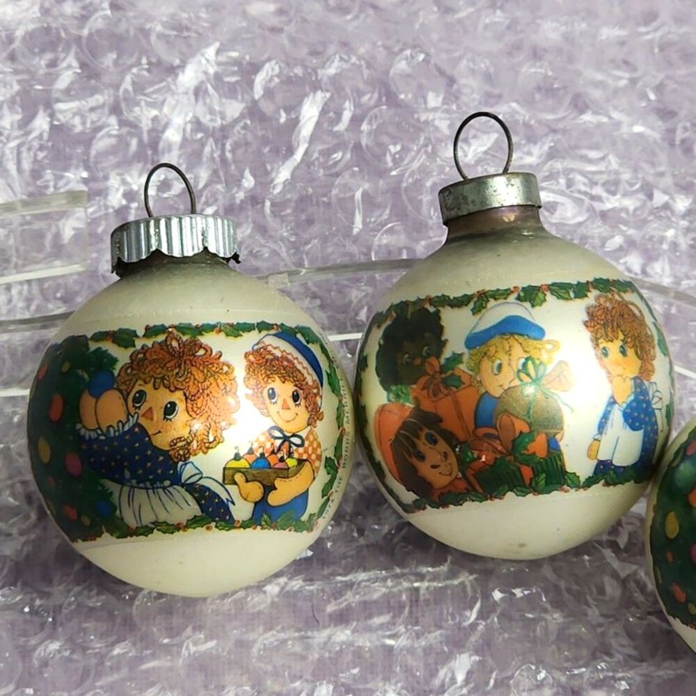 Vintage Raggedy Ann and Andy bulbs